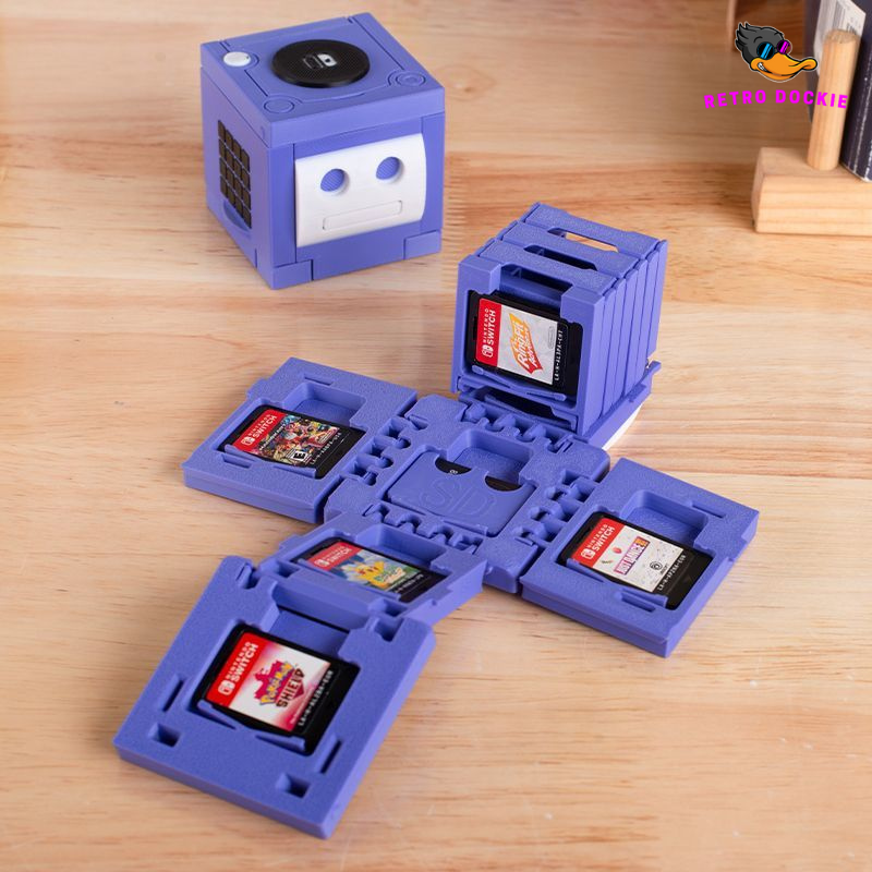 Mini GameCube Switch Game Card Case