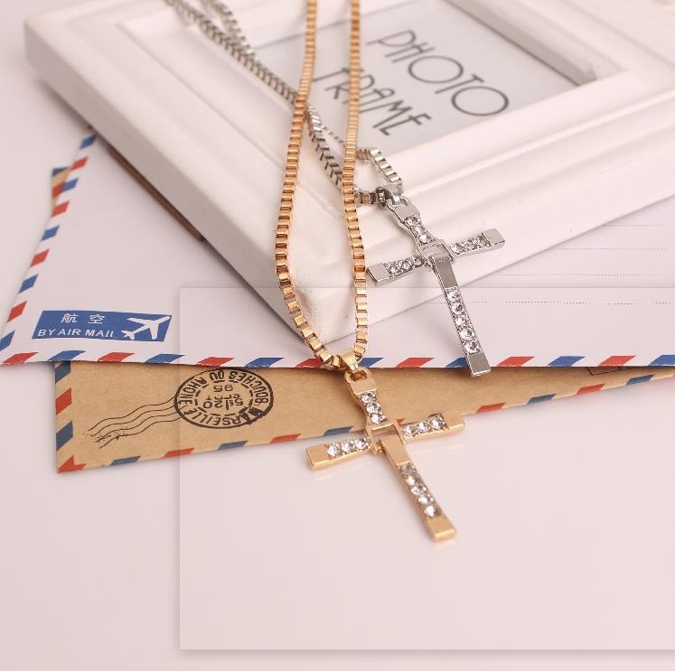 Fast and Furious Necklace, Cross Necklace for Friends and Family