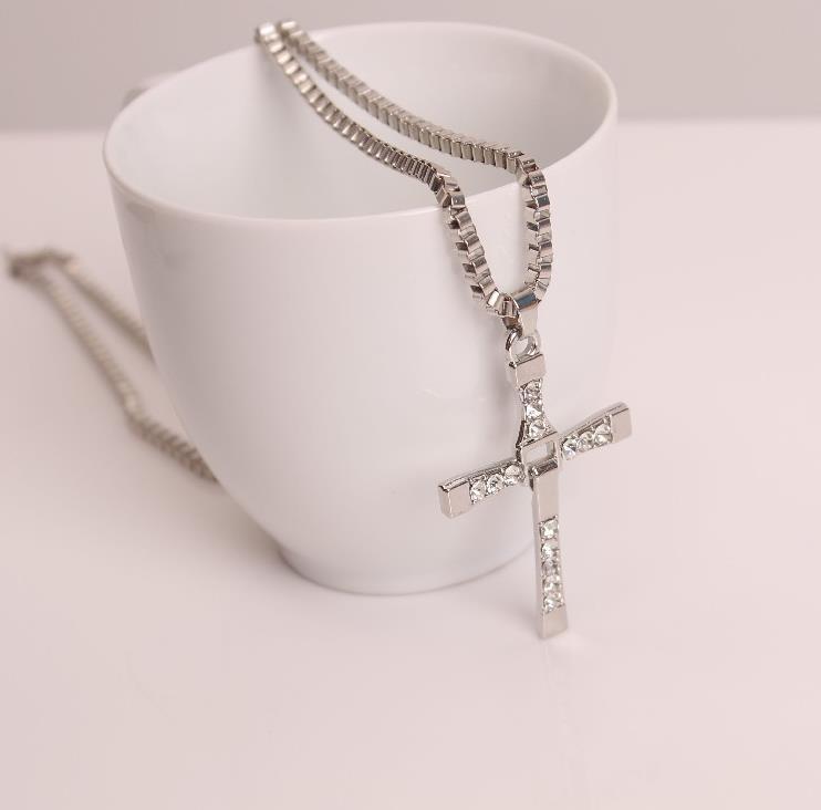 Fast and Furious Necklace, Cross Necklace for Friends and Family