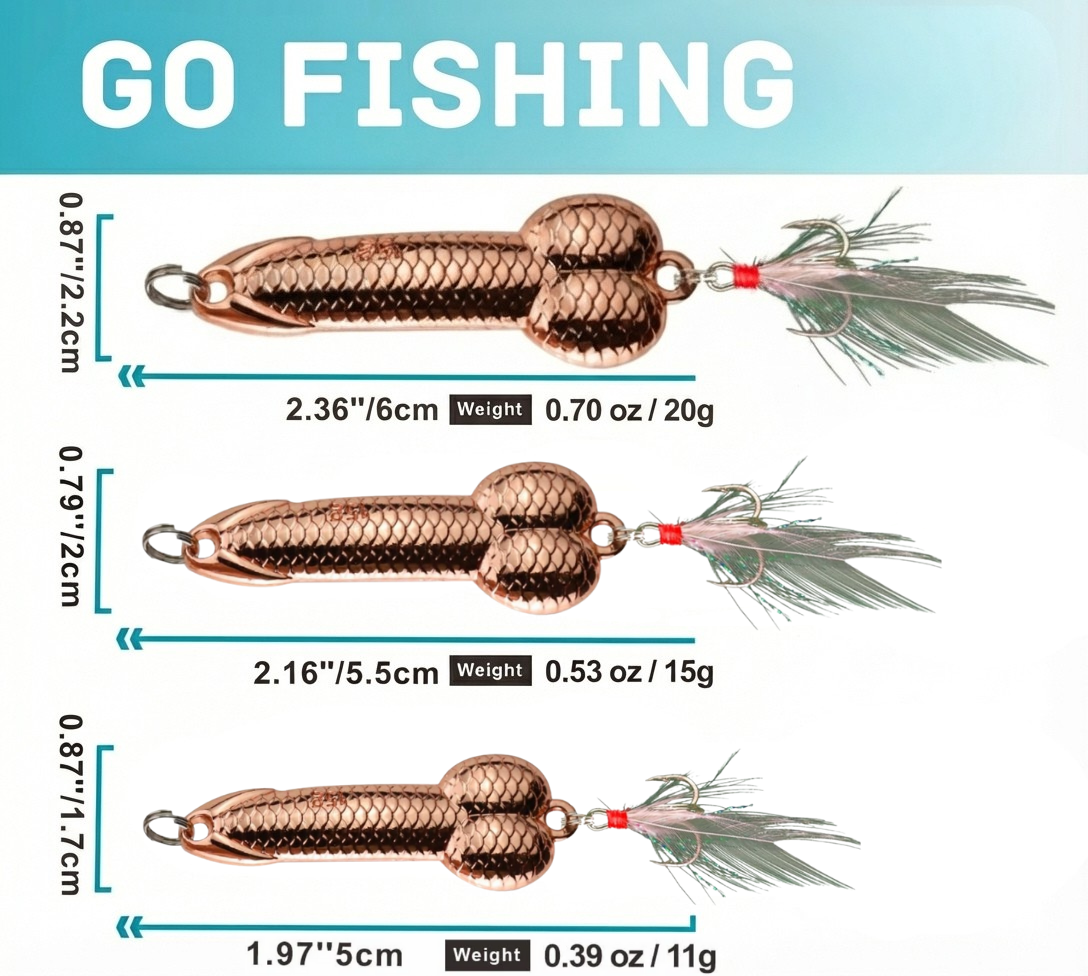 Metal Dick Fishing Bait (Female Fish Killer)