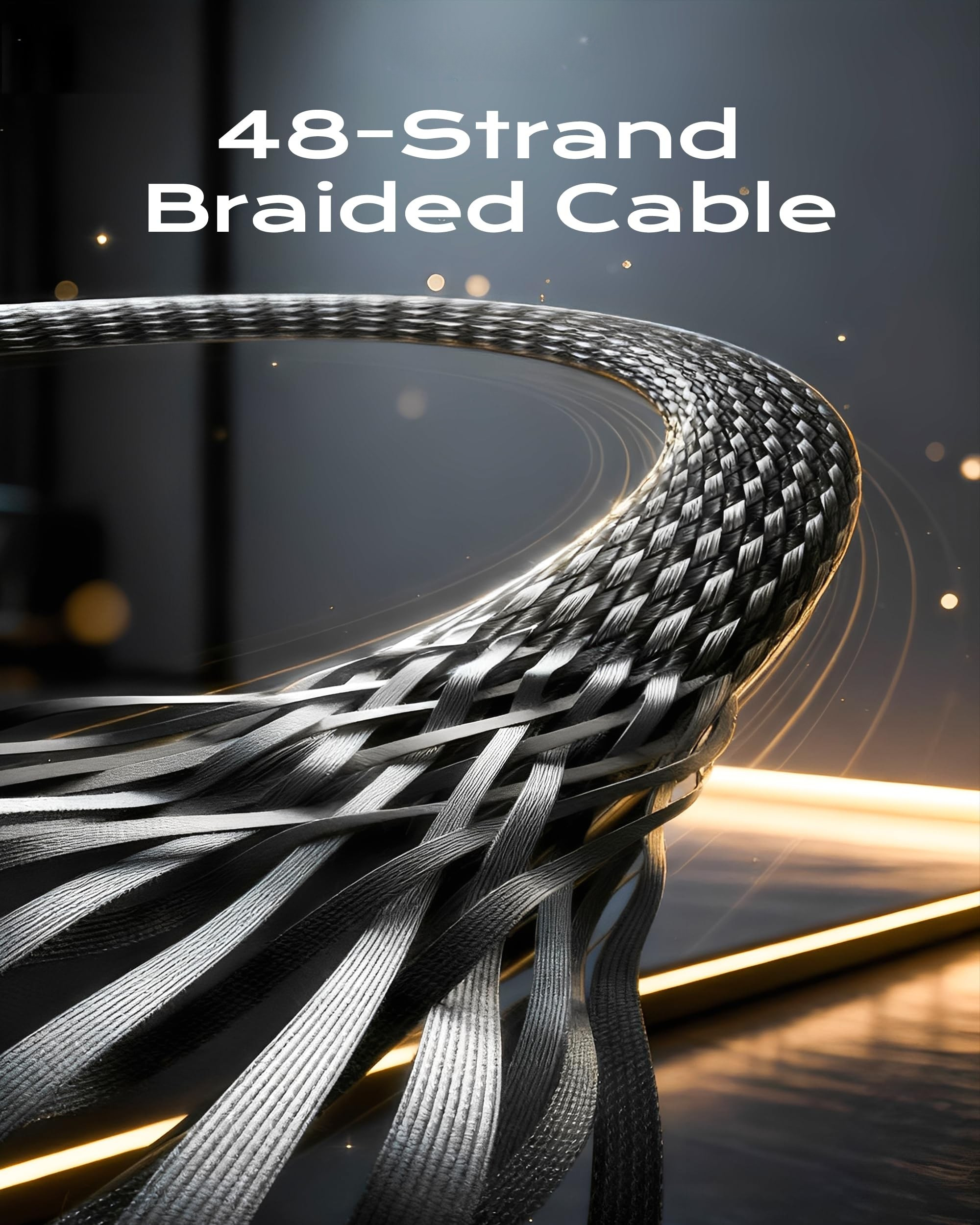 ⚡Official Authorized | MFi-Certified Cables🔥 2-in-1 Invisible Holder Charger Cable - 240W Fast Charging Cord with Built-In Phone Stand