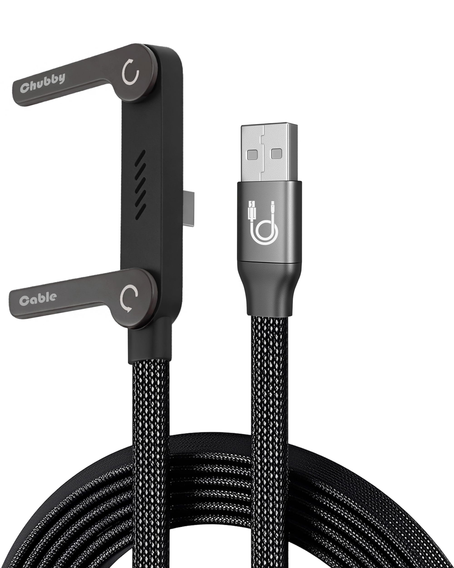 ⚡Official Authorized | MFi-Certified Cables🔥 2-in-1 Invisible Holder Charger Cable - 240W Fast Charging Cord with Built-In Phone Stand