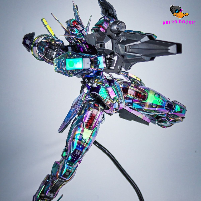 Full Mechanics (FM) XVX-016 Aerial Gundam Model Kit - Prismatic Laser Finish (Approx. 18cm)