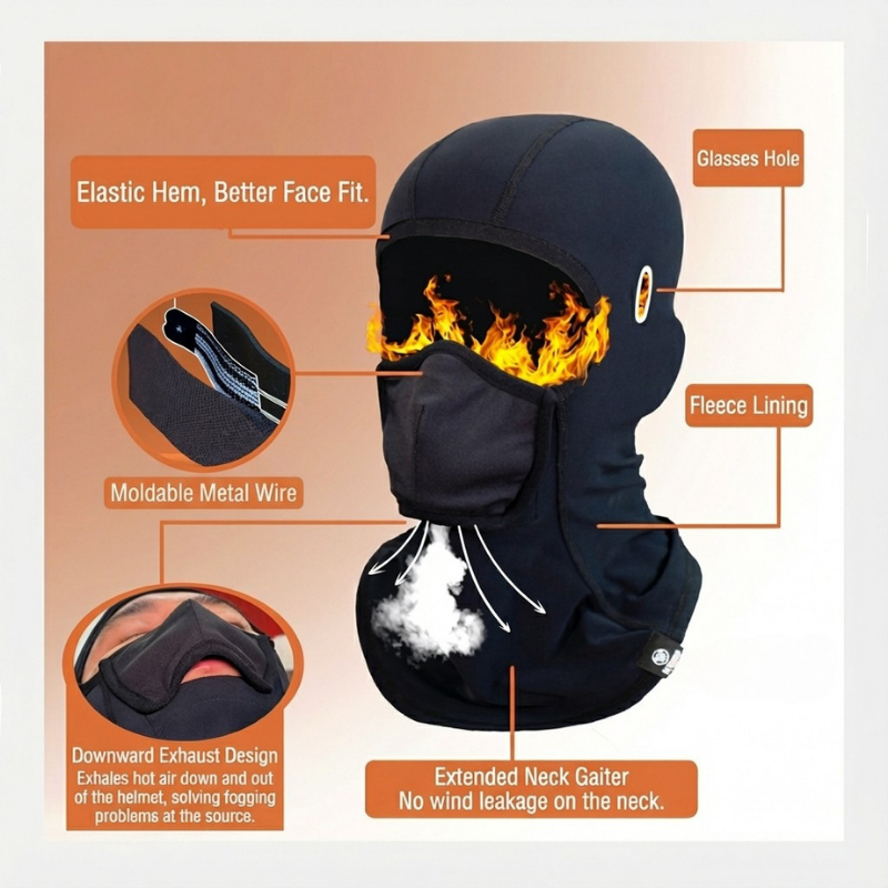 Warm and Anti-fog Head Cover