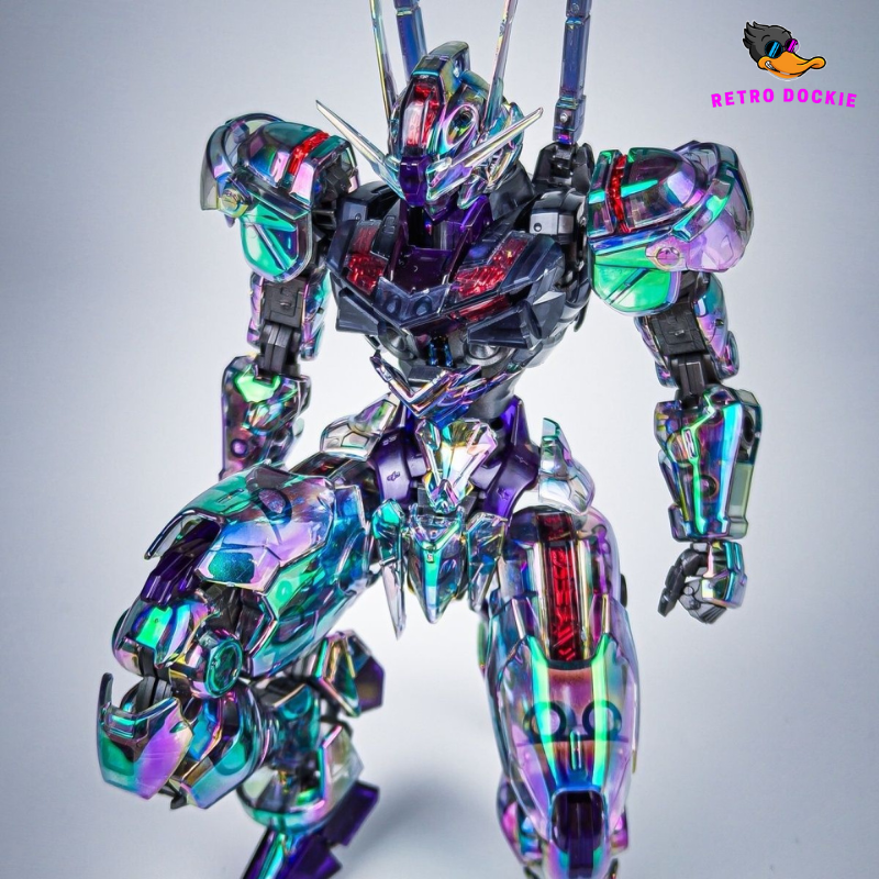 Full Mechanics (FM) XVX-016 Aerial Gundam Model Kit - Prismatic Laser Finish (Approx. 18cm)