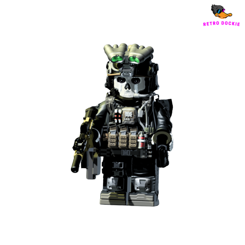 Call of Duty Ghost Minifigures(Unpainted model)