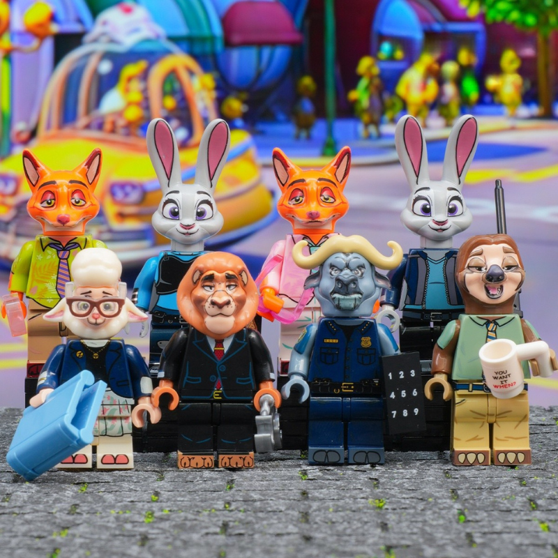 The Zootopia Series Minifigures