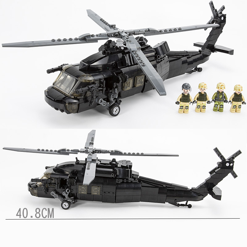 US Military Aircraft Building Block Model