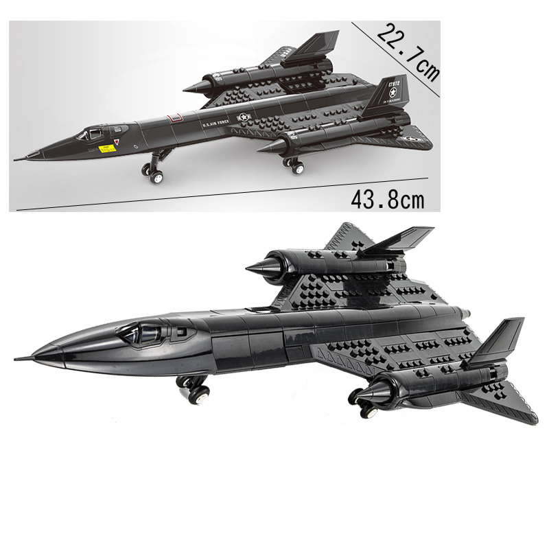 US Military Aircraft Building Block Model