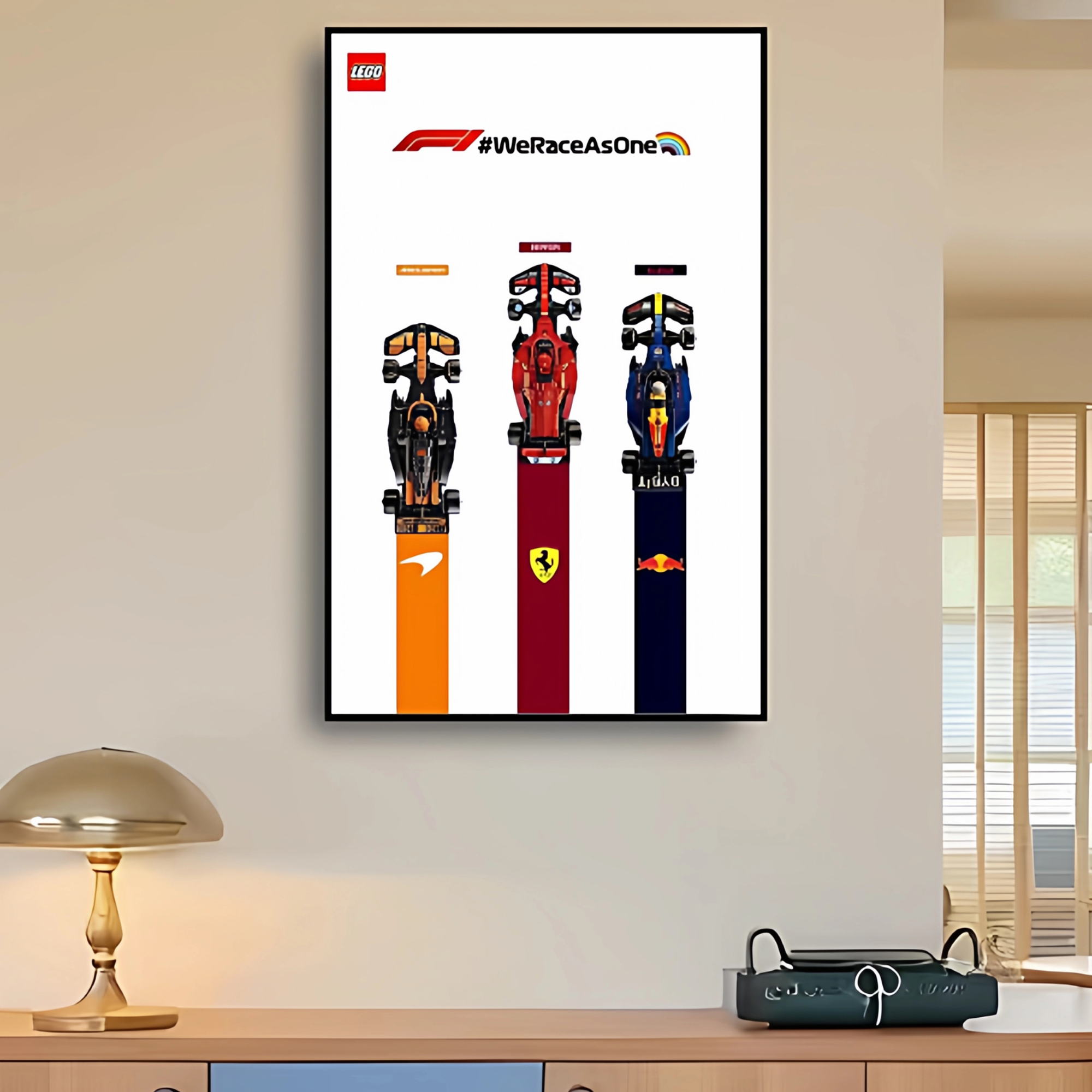 F1 Racing Car Wall Decoration(Vehicle not included)