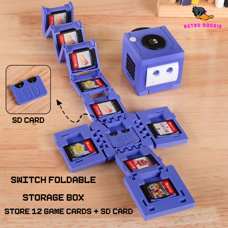 Mini GameCube Switch Game Card Case