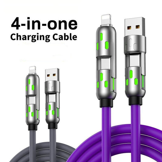 4-in-1 Multi USB Charging Cable 240W 1.5m (5 ft) Pro