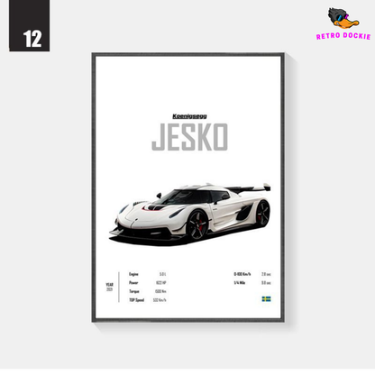 Sports Car Mural