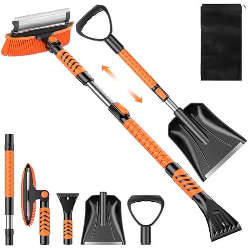 2-in-1 Snow Brush and Snow Shovel