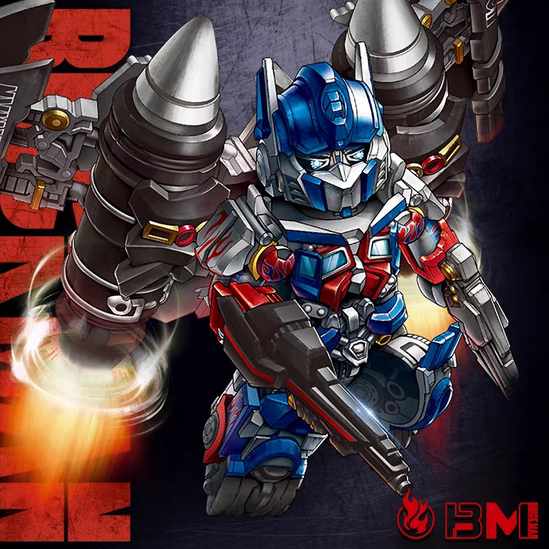 Transforming Robot Building Block Toy