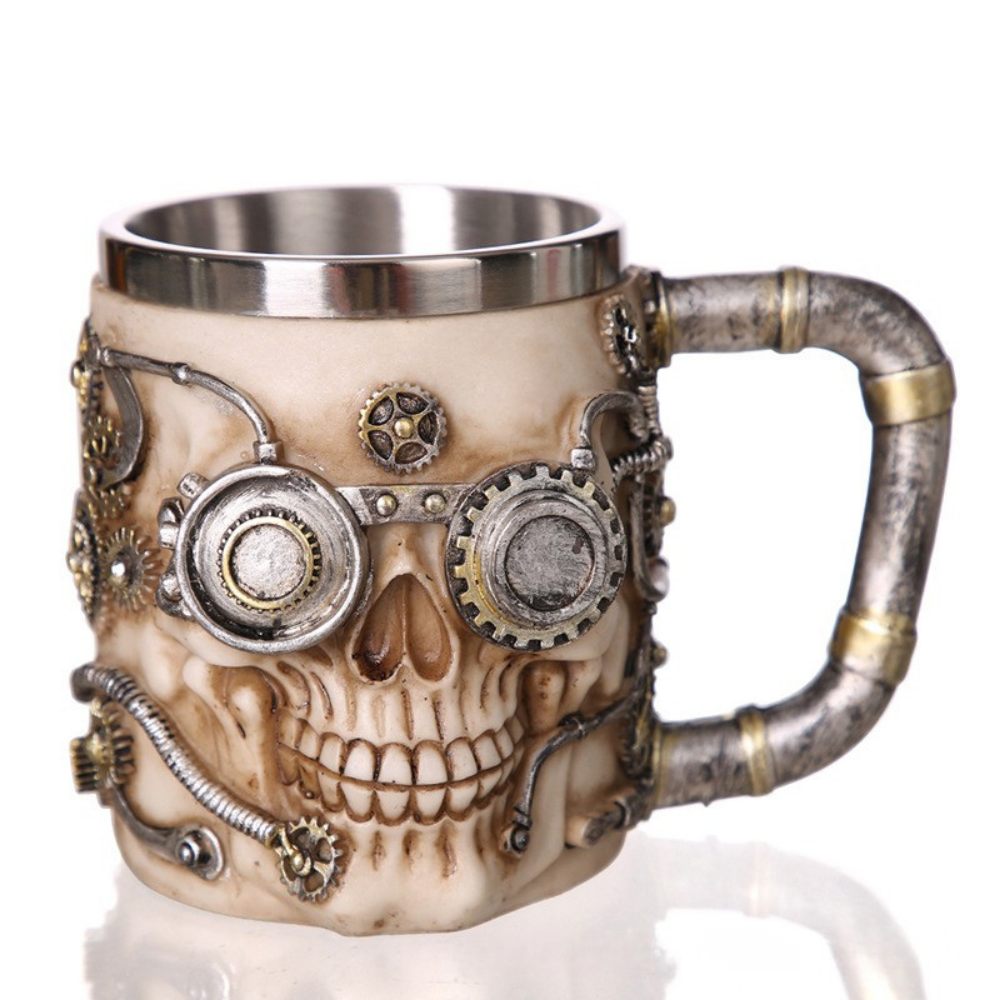 Skull beer mug