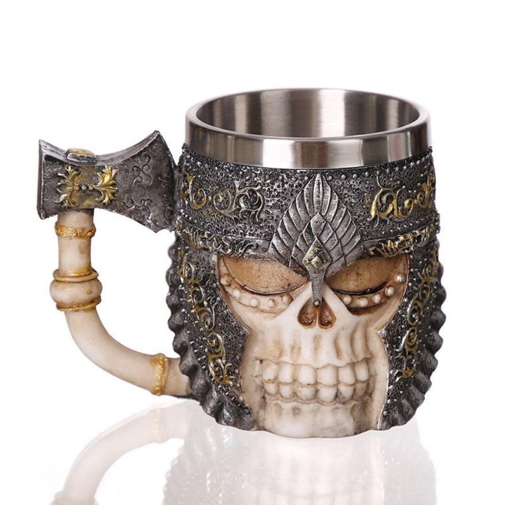 Skull beer mug