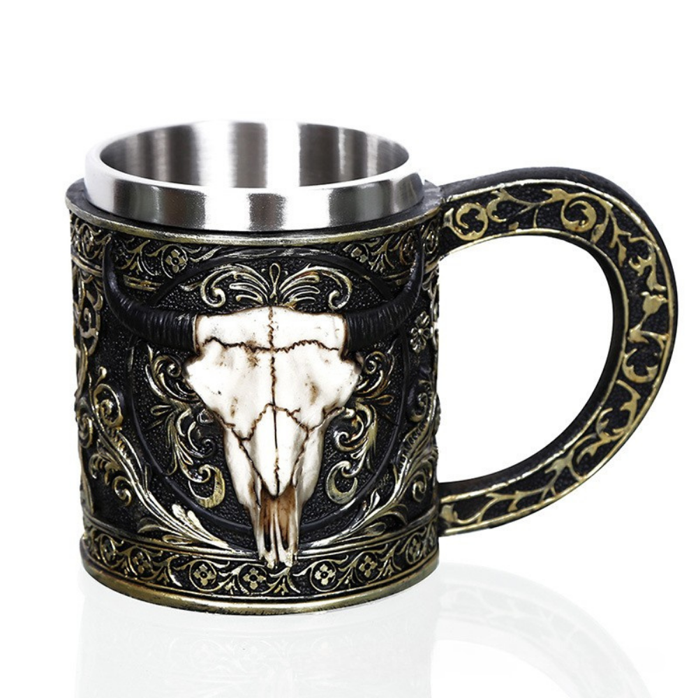 Skull beer mug