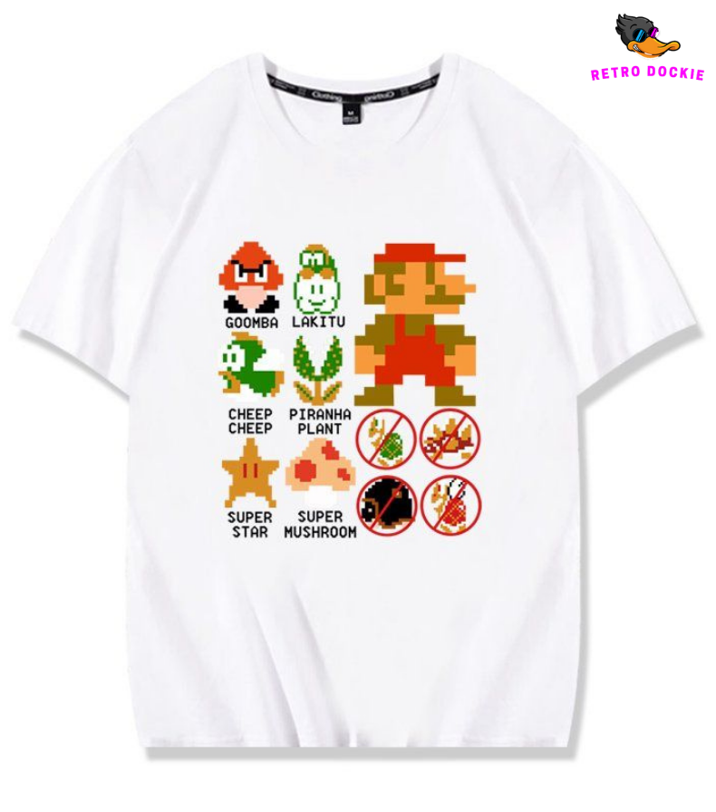 Retro Games T-shirt Merchandize