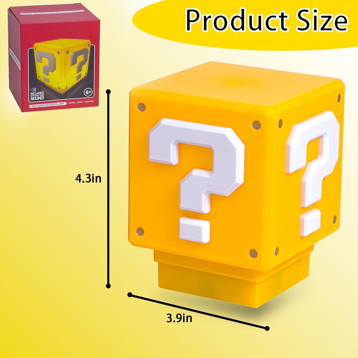 Mario Question Mark Night Light