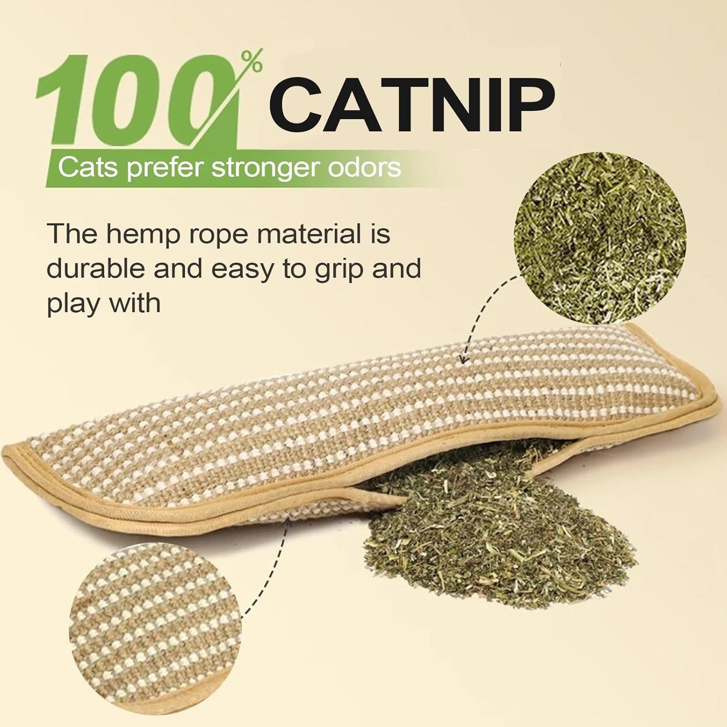 Cat Teething Pillow & Scratching Toy
