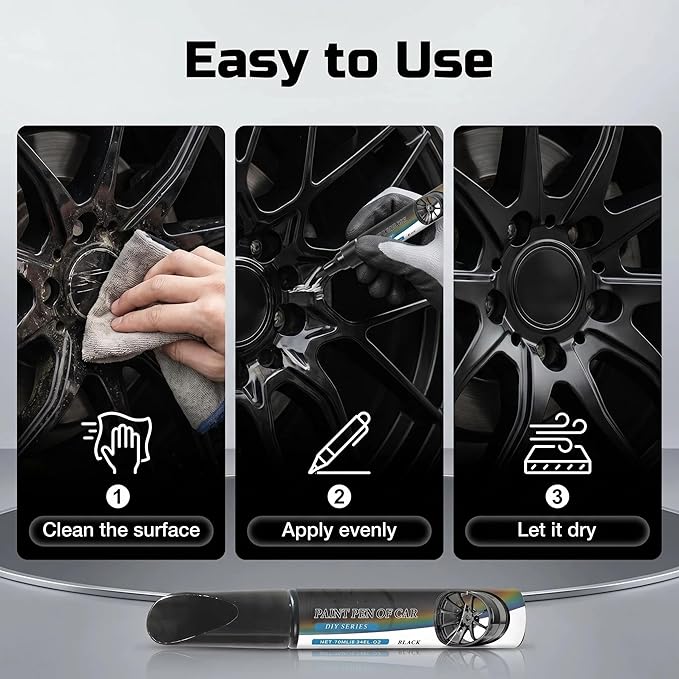 🛞 Wheel Scratch Repair Pen – Quick Touch-Up for Curb Rash, Scuffs & Paint Chips