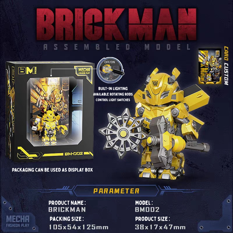 Transforming Robot Building Block Toy