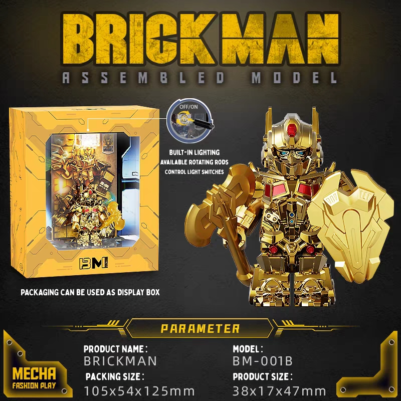 Transforming Robot Building Block Toy