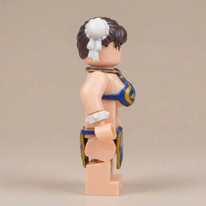 Busty Anime Heroine Brick Figures