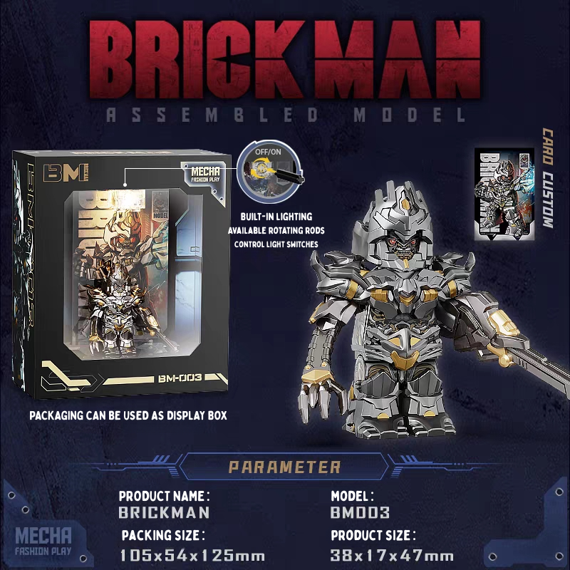 Transforming Robot Building Block Toy