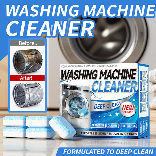🧼 Washing Machine Cleaner Tablets – Deep Clean, Deodorize & Freshen Your Washer