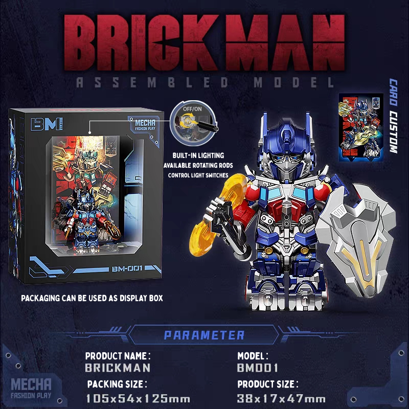 Transforming Robot Building Block Toy