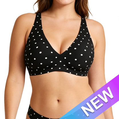 Full coverage wireless bra