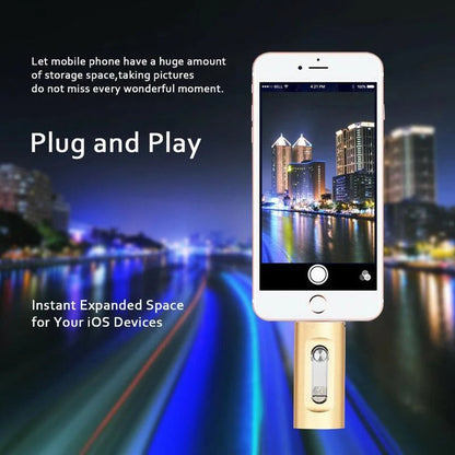⚡3 in 1 Flash Drive, Portable High Speed USB 3.0 Memory Storage